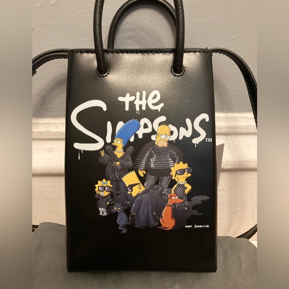 BNWT BALENCIAGA x SIMPSONS Mini Leather Tote - Picture 3 of 14